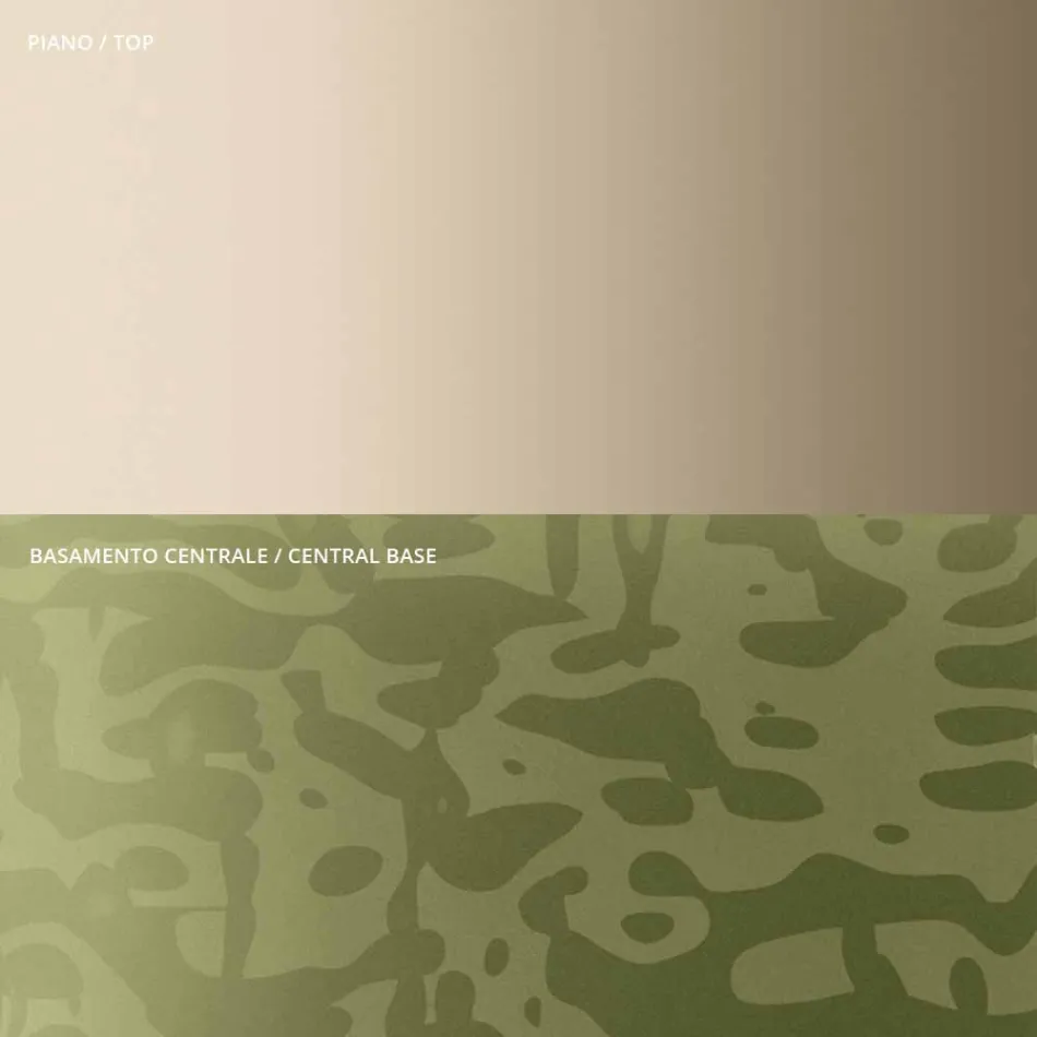 Sofabord med rund glas- eller metalplade lavet i Italien - Anakin Viadurini