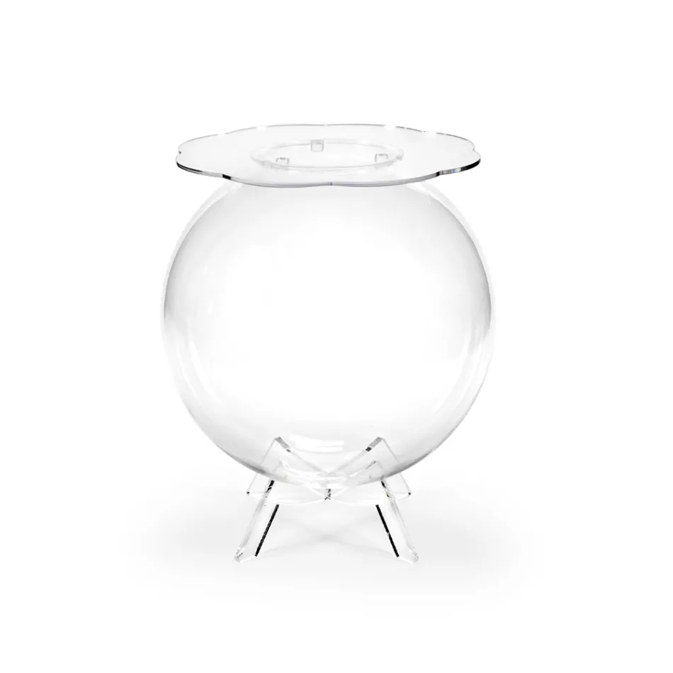 Multifunktions beholderbord i gennemsigtigt plexiglas Made in Italy - Scar Viadurini