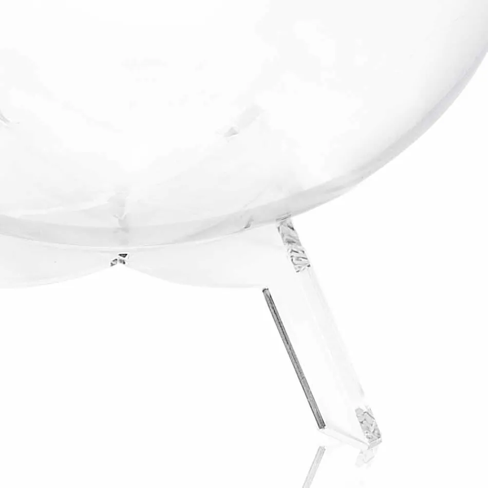 Kaffe / rød rund beholder Biffy, moderne design lavet i Italien Viadurini