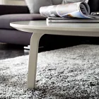 Sofabord med rund top i lakeret mdf fremstillet i Italien - Tobiko Viadurini