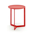 Udendørs rundt metal sofabord fremstillet i Italien - Stephane Viadurini