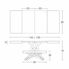 Transformerbart sofabord i lavet i Italien Træ - Vincenzo Viadurini