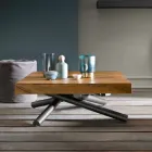 Transformerbart sofabord i lavet i Italien Træ - Vincenzo Viadurini