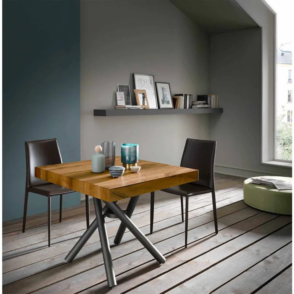 Transformerbart sofabord i lavet i Italien Træ - Vincenzo Viadurini