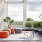 Højkvalitets farvet metal sofabord lavet i Italien - Olesya Viadurini