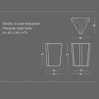 Sofabord i farvet metal i moderne italiensk design - Yasmine Viadurini