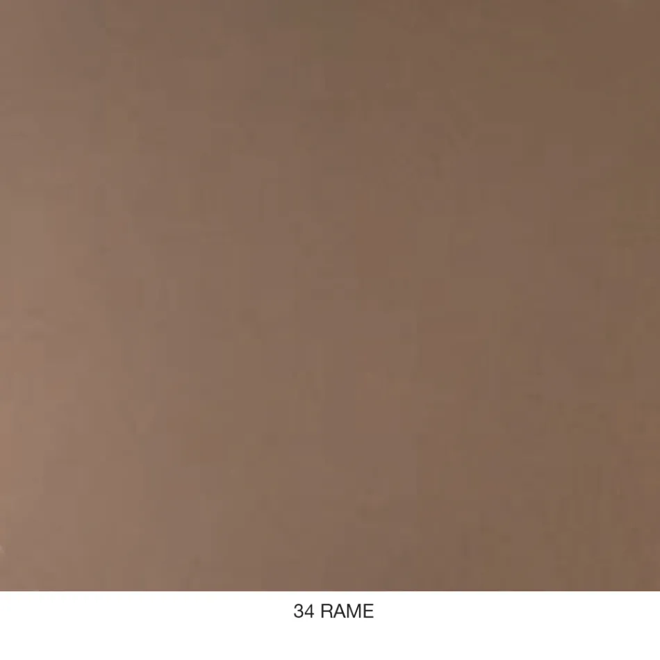 Rundt metal sofabord, design i forskellige farver og 2 størrelser - Olesya Viadurini