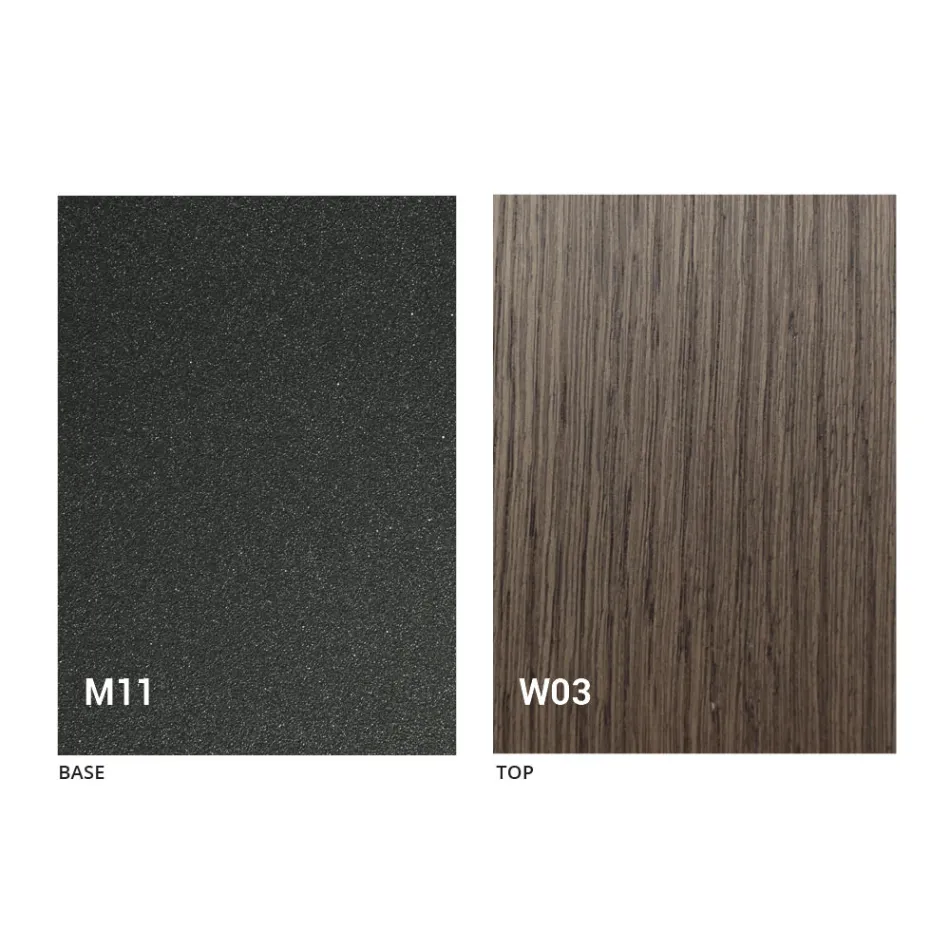 Moderne transformerende sofabord i træ og metal fremstillet i Italien - Fabio Viadurini