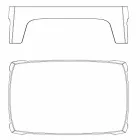 Solid af Vondom udendørs sofabord i polypropylen Viadurini