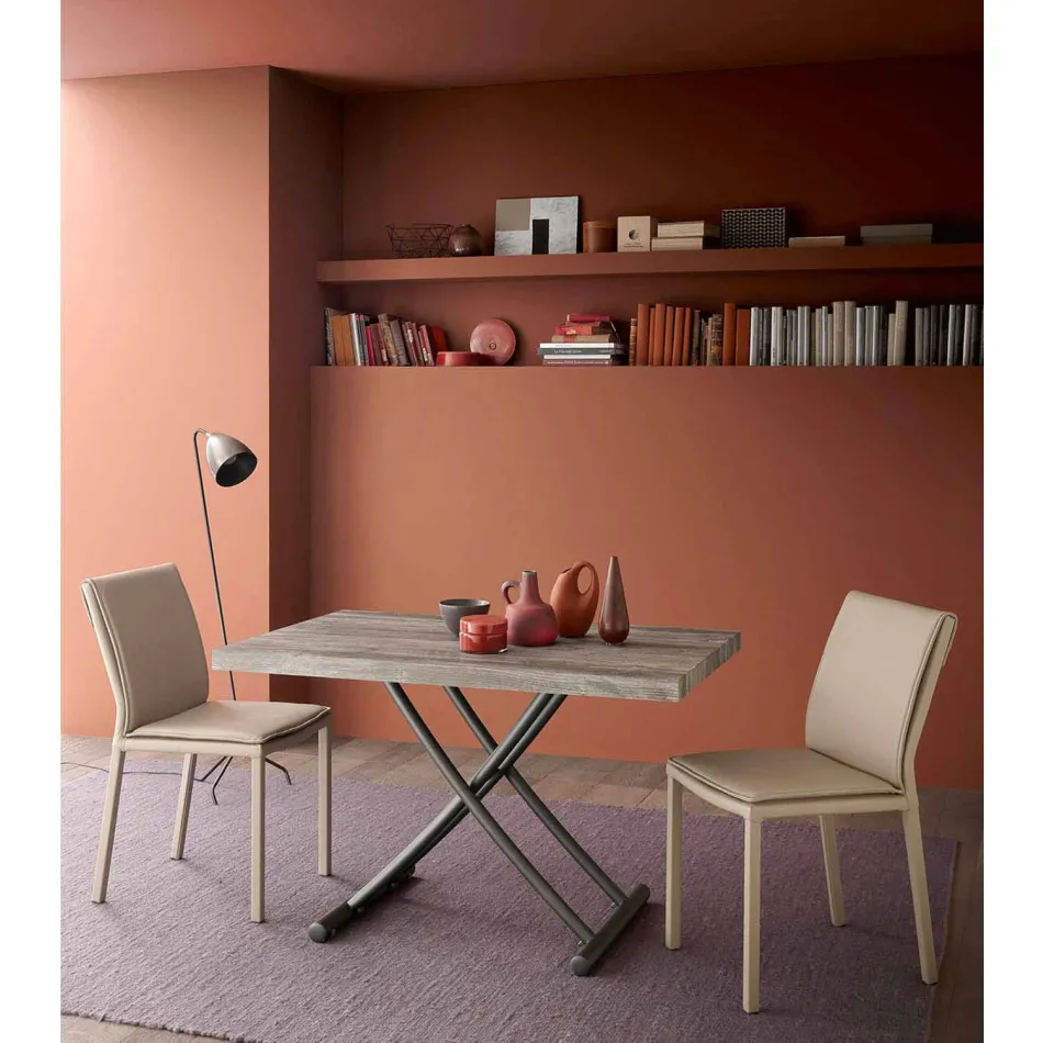 Sofabord, der kan konverteres til et Made in Italy design køkkenbord - Genio Viadurini