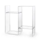 Sofabord i Transparent eller Fume Plexiglas Made in Italy - Janne Viadurini