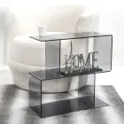 Sofabord i Transparent eller Fume Plexiglas Made in Italy - Janne Viadurini