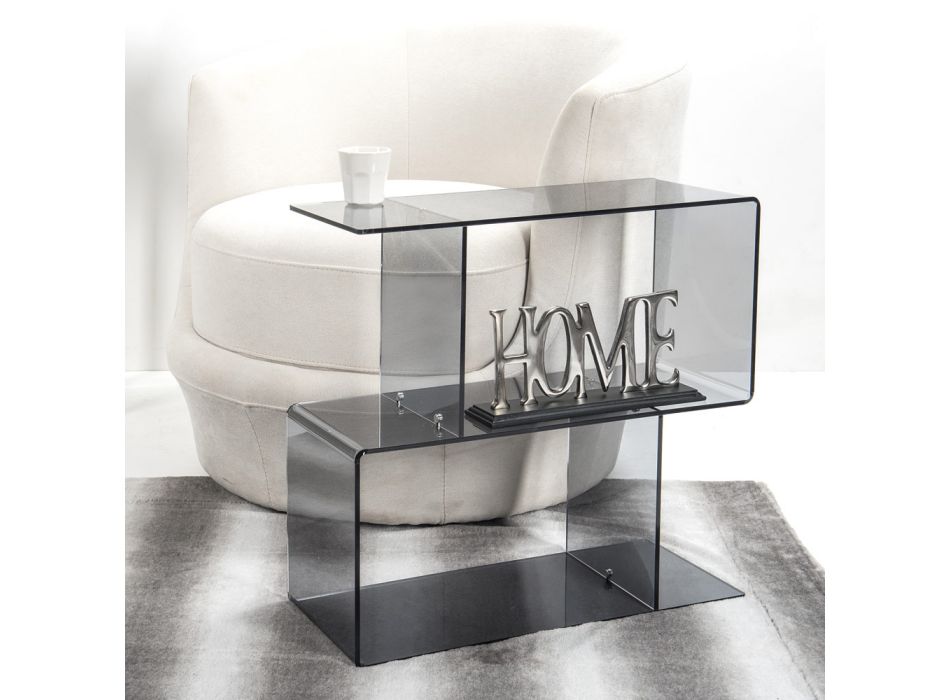 Sofabord i Transparent eller Fume Plexiglas Made in Italy - Janne Viadurini