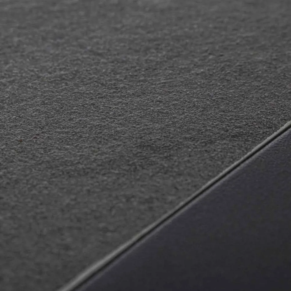 Udendørs sofabord med aluminiumsfod og keramikplade - Maino Viadurini