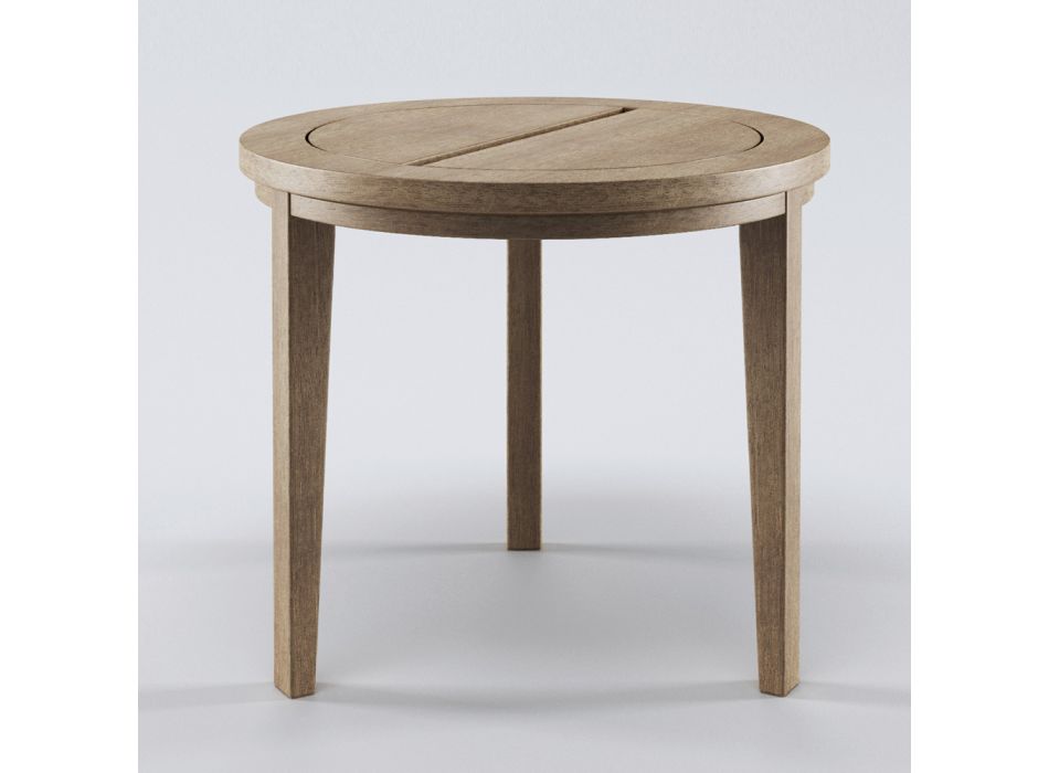 Udendørs sofabord i Iroko Wood Made in Italy - Brig Viadurini