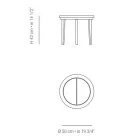 Udendørs teaktræ sofabord lavet i Italien - Briga Viadurini