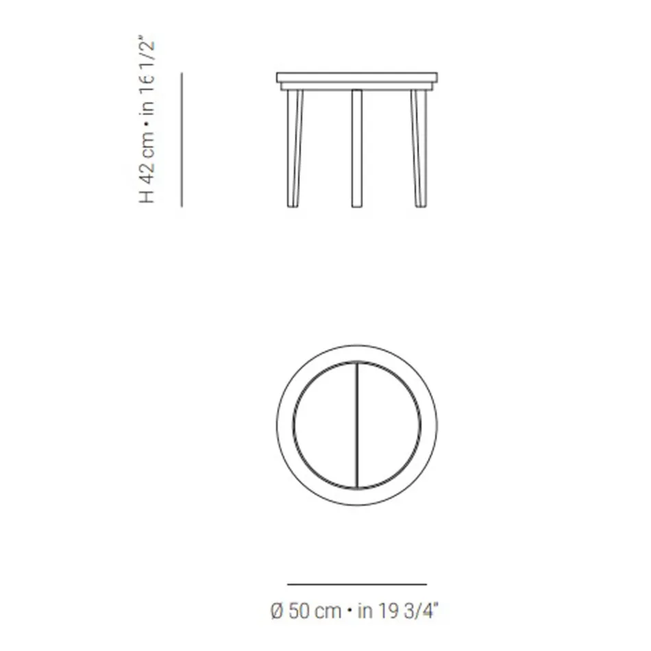 Udendørs teaktræ sofabord lavet i Italien - Briga Viadurini