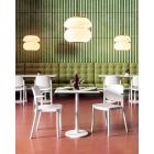 Udendørs bord i støbejernmetal og HPL Fremstillet i Italien - Burton Viadurini