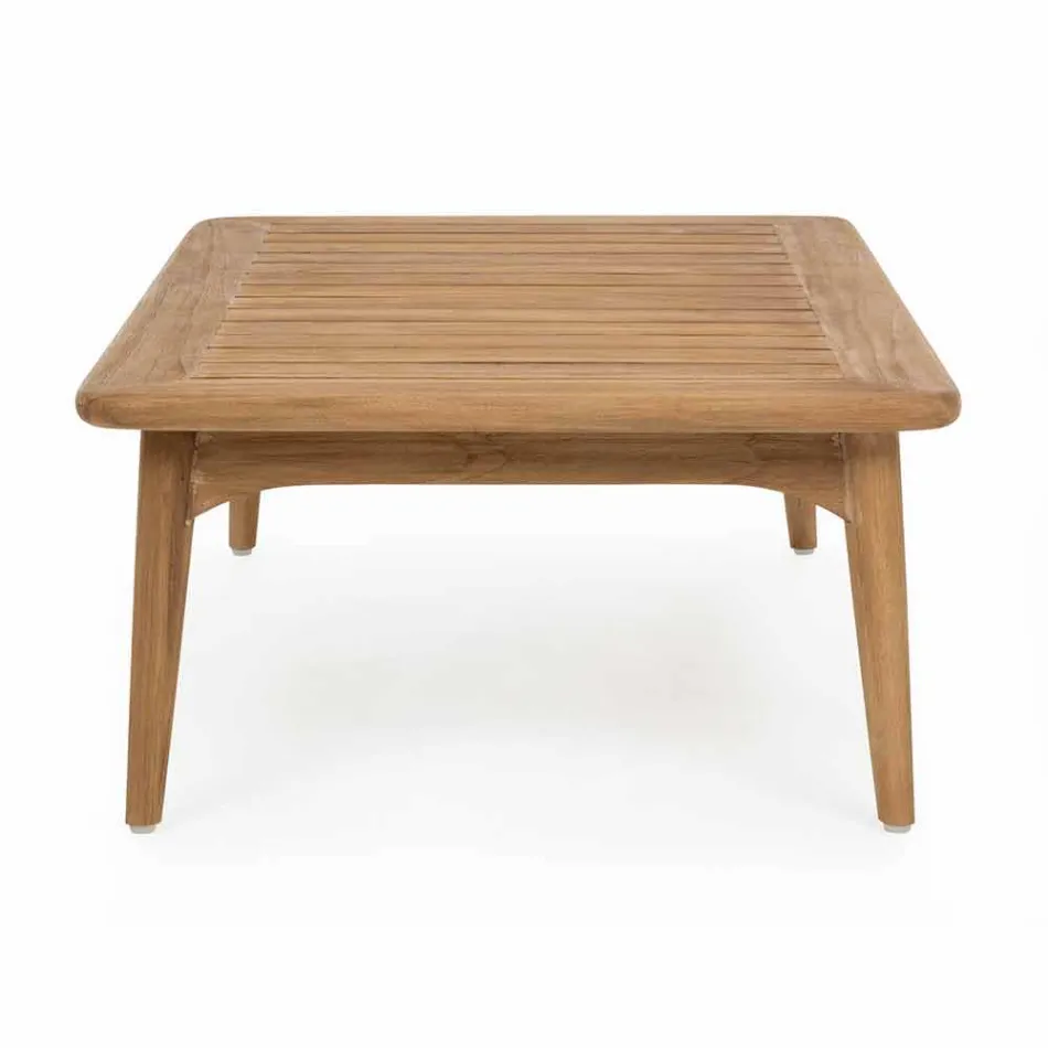 Homemotion Modern Teak Wood udendørs bord - Luanaedmea Viadurini