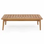 Homemotion Modern Teak Wood udendørs bord - Luanaedmea Viadurini
