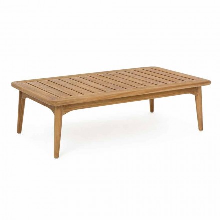 Homemotion Modern Teak Wood udendørs bord - Luanaedmea Viadurini
