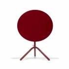 Rundt udendørs metal- og pladebord fremstillet i Italien - Alberic Viadurini