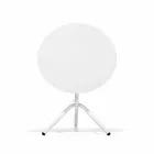 Rundt udendørs metal- og pladebord fremstillet i Italien - Alberic Viadurini