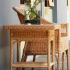 Coffee Garden 56x56 cm håndvævede polyethylen Chad Viadurini