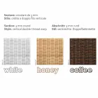 Coffee Garden 56x56 cm håndvævede polyethylen Chad Viadurini