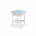 Coffee Garden 56x56 cm håndvævede polyethylen Chad Viadurini