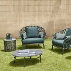 Havesofabordsfod i aluminium Made in Italy - Emma by Varaschin Viadurini