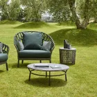 Havesofabordsfod i aluminium Made in Italy - Emma by Varaschin Viadurini