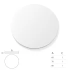 Havesofabordssokkel i polyethylen og HPL-top lavet i Italien - Lucy Viadurini