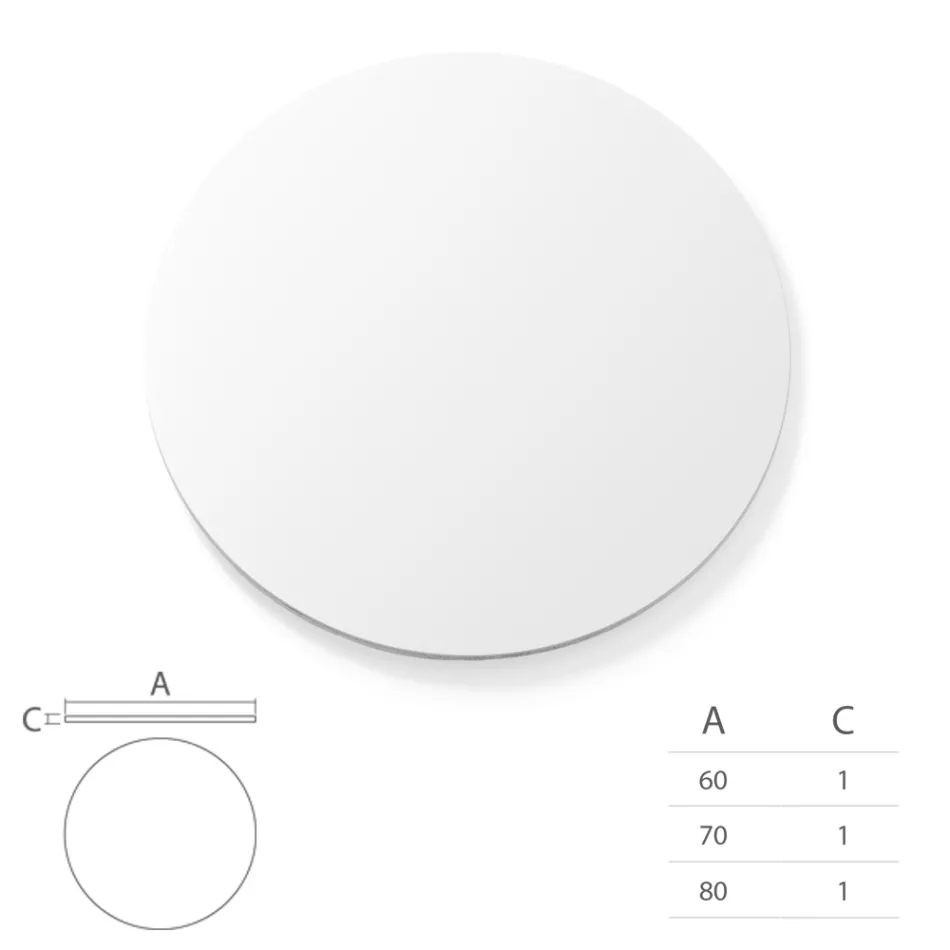 Havesofabordssokkel i polyethylen og HPL-top lavet i Italien - Lucy Viadurini