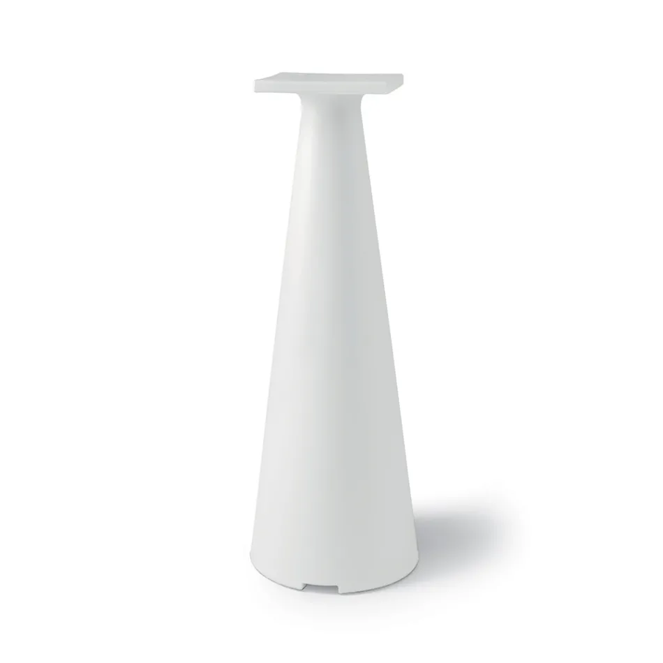 Havesofabordssokkel i polyethylen og HPL-top lavet i Italien - Lucy Viadurini