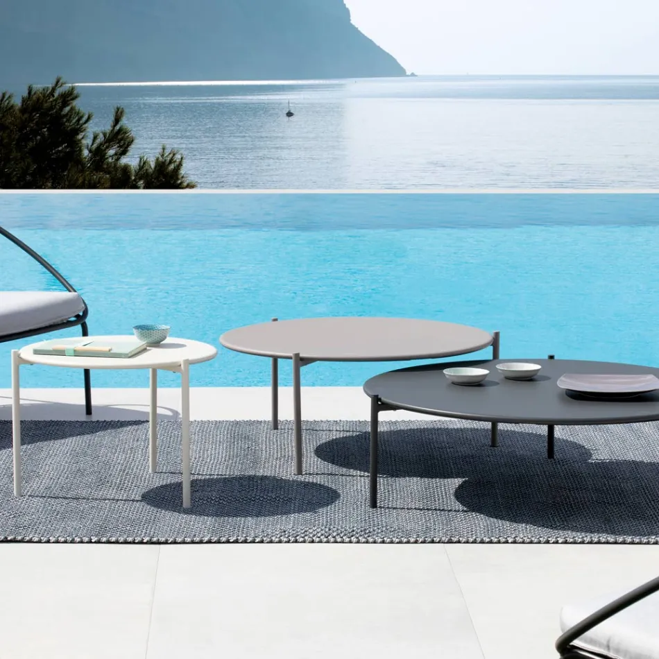 Have sofabord i stål i forskellige størrelser lavet i Italien - Sansa Viadurini