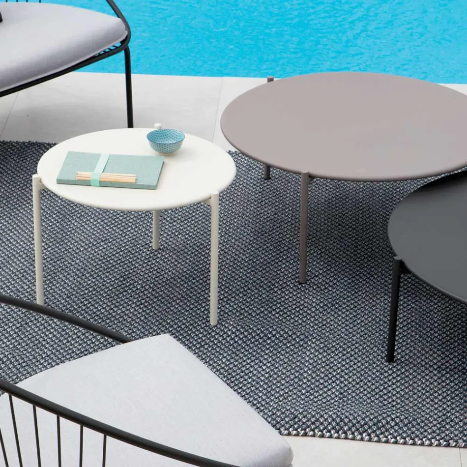 Have sofabord i stål i forskellige størrelser lavet i Italien - Sansa Viadurini