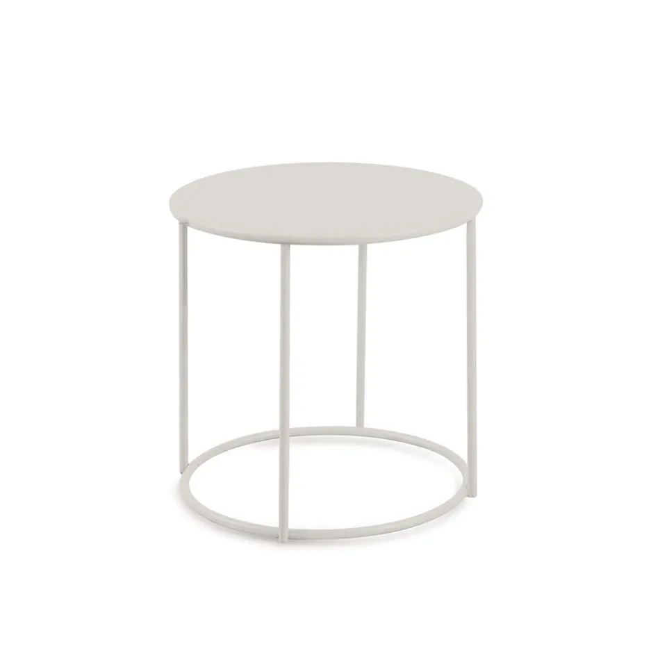 Have sofabord i galvaniseret stål i forskellige størrelser lavet i Italien - Brienne Viadurini