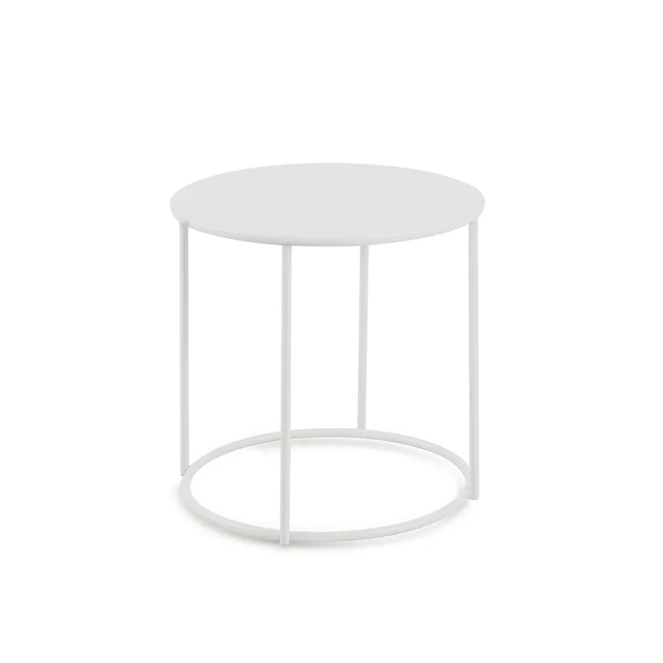 Have sofabord i galvaniseret stål i forskellige størrelser lavet i Italien - Brienne Viadurini