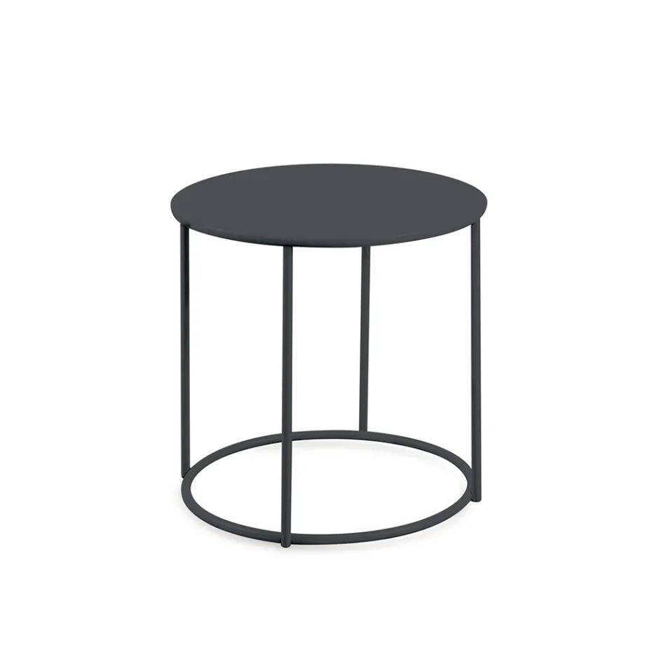 Have sofabord i galvaniseret stål i forskellige størrelser lavet i Italien - Brienne Viadurini