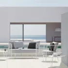 Have sofabord i galvaniseret stål Fremstillet i Italien - Brienne Viadurini