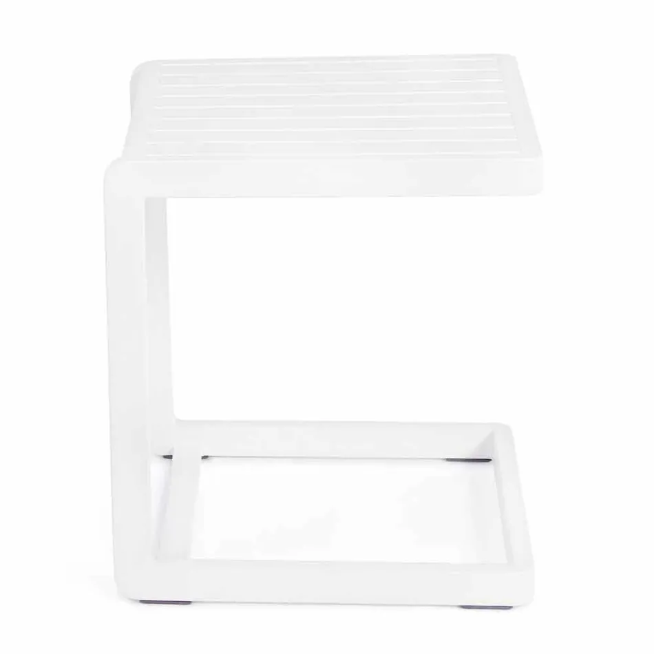 Homemotion Malet aluminium sofabord, 2 stykker - Rodric Viadurini