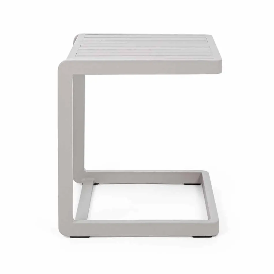 Homemotion Malet aluminium sofabord, 2 stykker - Rodric Viadurini