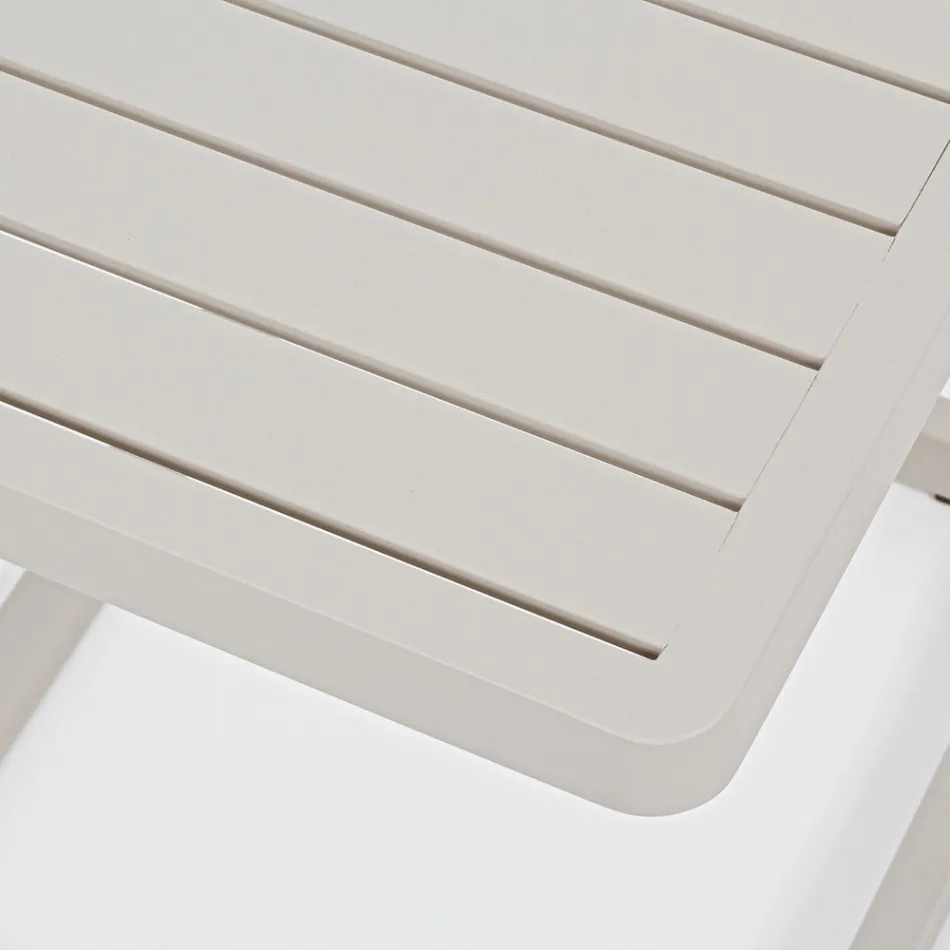 Have sofabord i malet aluminium, Homemotion, 2 stk - Rodric Viadurini