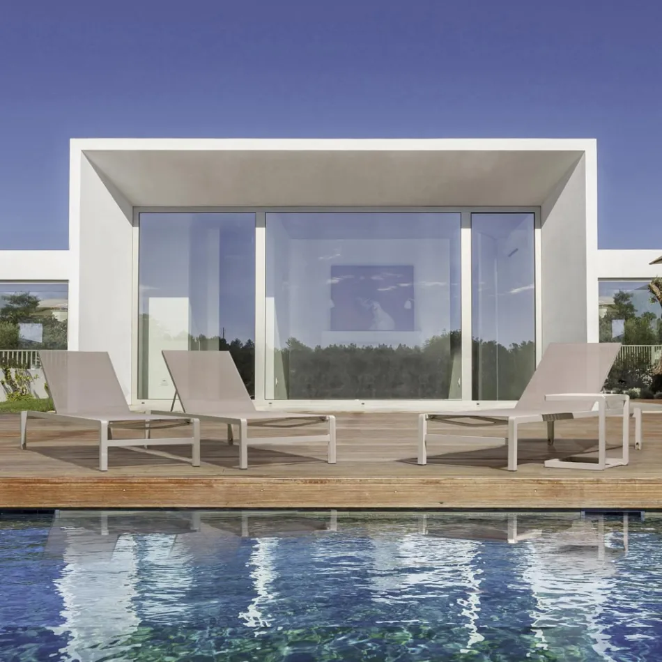 Have sofabord i malet aluminium, Homemotion, 2 stk - Rodric Viadurini