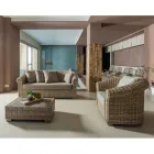 Have sofabord i naturfiber fra Kubù - Isildur Viadurini