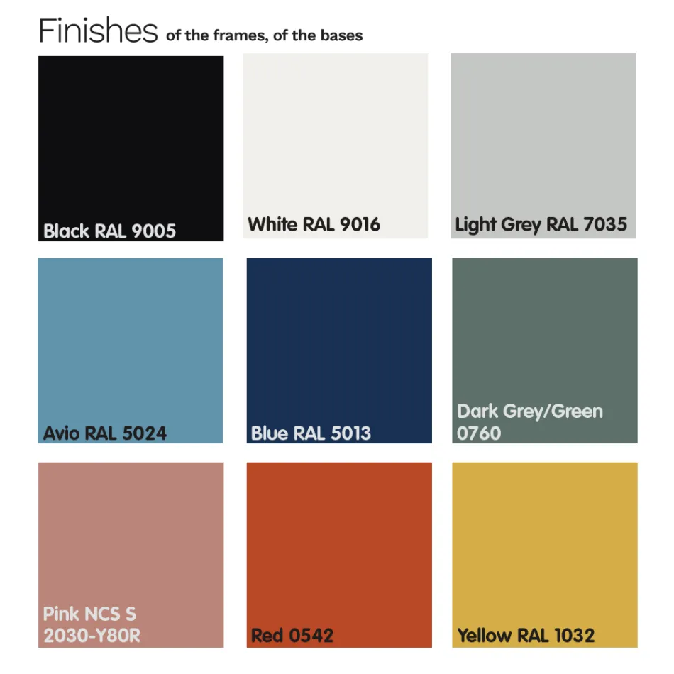 Have sofabord i Hpl og malet metal Fremstillet i Italien - Guerrino Viadurini