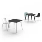 Have sofabord i HPL og polyethylen Fremstillet i Italien - Rizia Viadurini