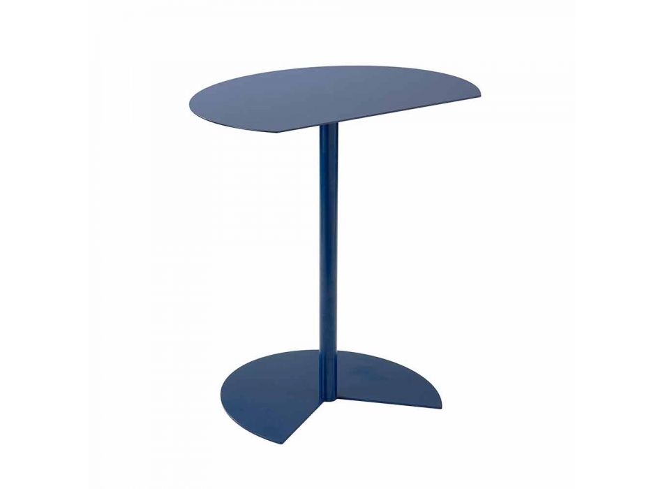 Moderne design farvet metal sofabord i metal i 3 størrelser - Cettina Viadurini