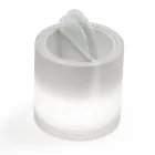 Bright Garden sofabord i hvid polyethylen Made in Italy - Trek Viadurini